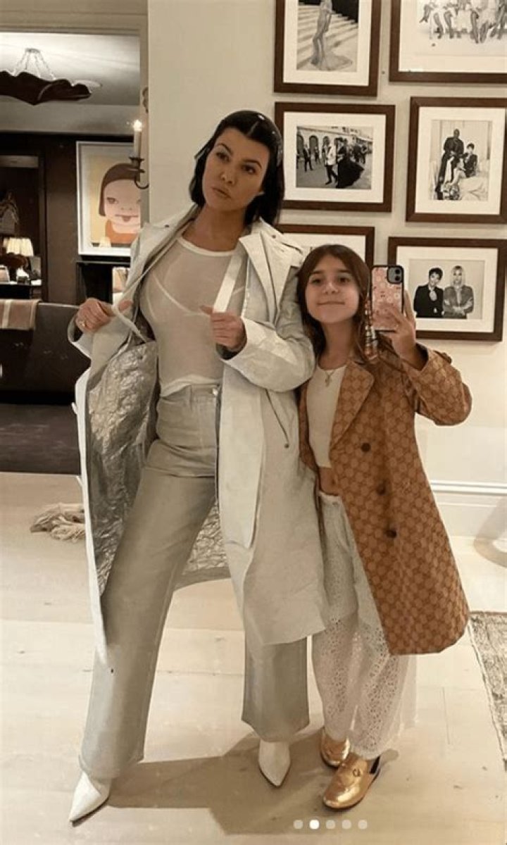 Penelope Disick, 8, Looks Like Mom Kourtney’s Twin As She Snuggles Up To Scott In Selfie