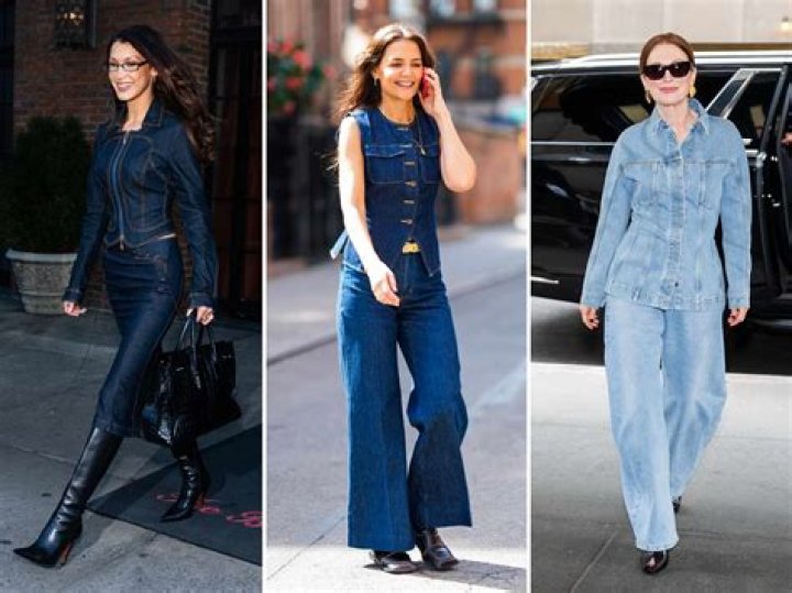 Photos Of Celebrities Wearing Denim Looks – Hollywood Life