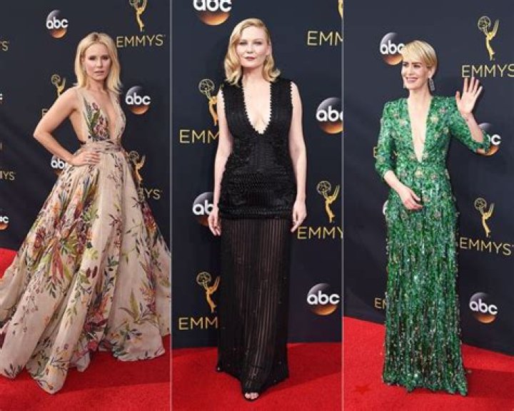 Plunging Gowns At The 2016 Emmys — Sexy Red Carpet Trend