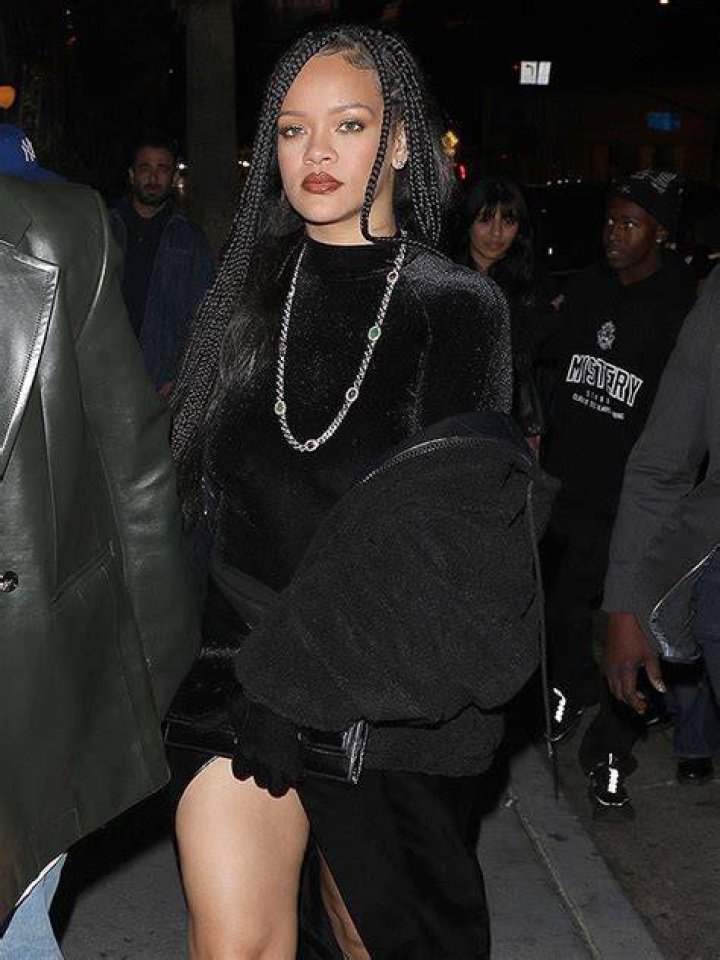 Pregnant Rihanna Channels Karl Lagerfeld In Vintage Chanel Ahead Of Met Gala: Photos