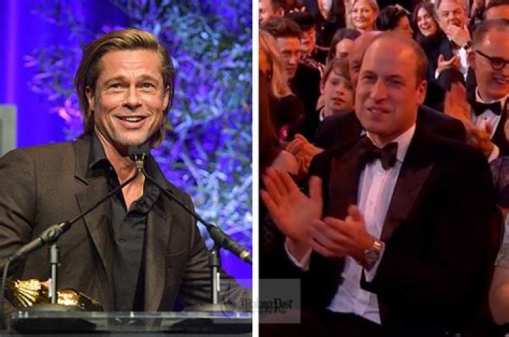 Prince William & Kate Middleton Laugh At Brad Pitt Naming BAFTA Award ‘Harry’ In Megxit Joke