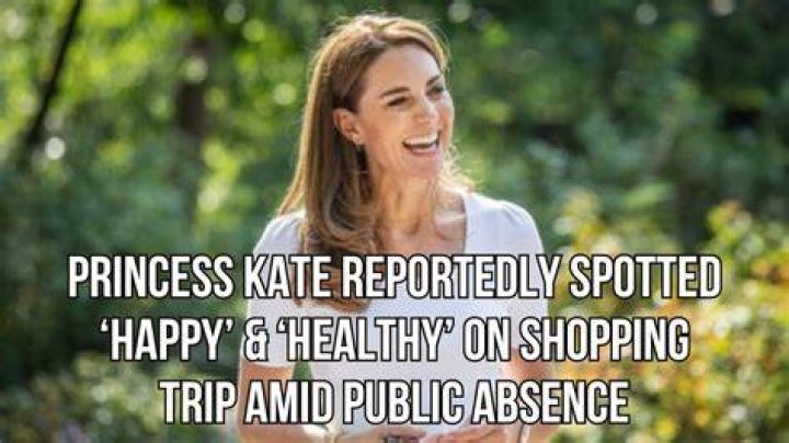 Princess Kate Reportedly Spotted ‘Happy’ & ‘Healthy’ on Shopping Trip Amid Public Absence