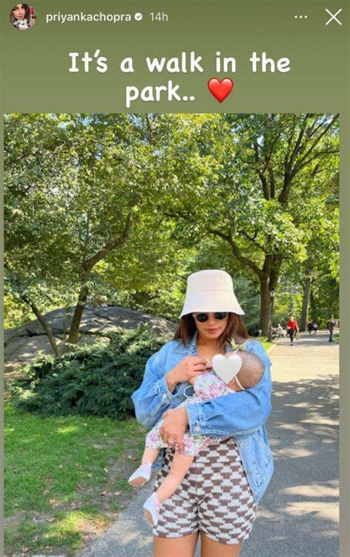 Priyanka Chopra Carries Baby Malti On Stroll Through Central Park: Photo