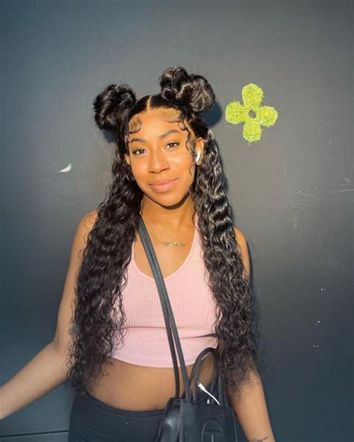 Rapper Shows Off New Neon Green Pigtail Buns – Hollywood Life
