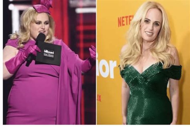 Rebel Wilson Stuns In Navy Blue Dress As She Shows Off Incredible 40 Lb. Weight Loss