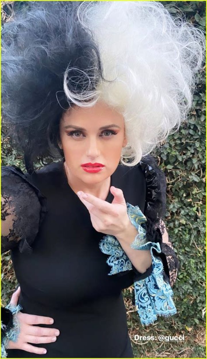 Rebel Wilson Transforms Into ‘Cruella’ With Black & White Hair After New Movie Trailer Drops