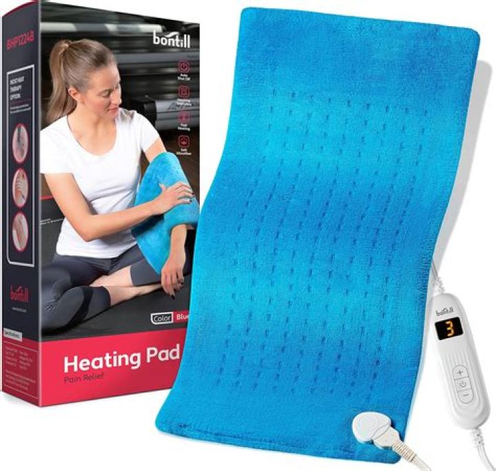 Relieve Sore Muscles & Cramps With This $30 Heating Pad That Has Over 3,500 Reviews