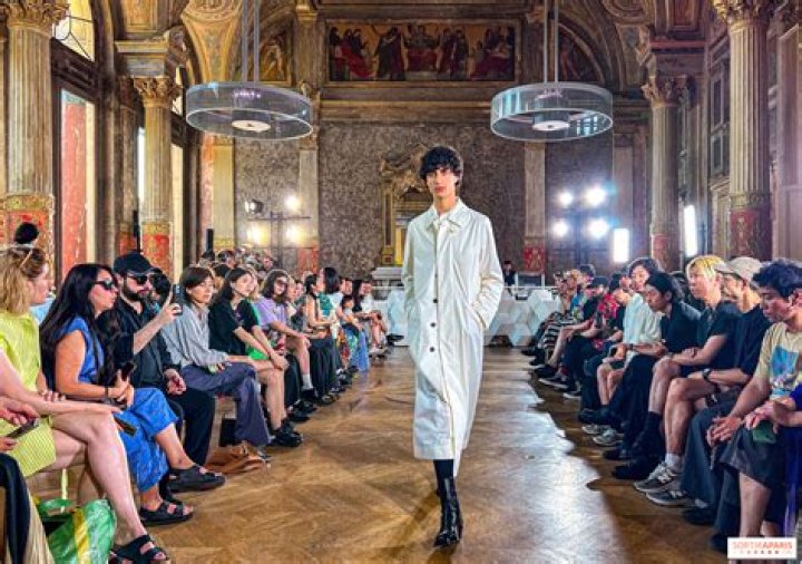Reveals Abs At Paris Fashion Week – Pic – Hollywood Life
