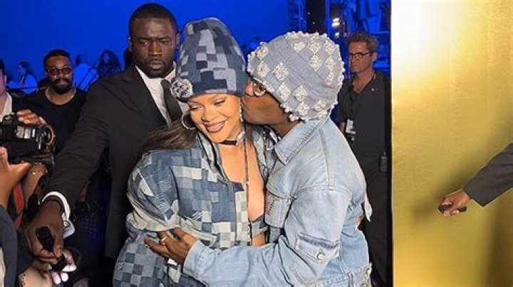 Rihanna & A$AP Rocky Spotted At Pharrell’s Louis Vuitton Fashion Show – Hollywood Life