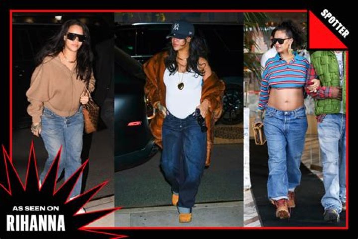Rihanna Bares Stomach & Twins With Asap Rocky In Jeans: Photos – Hollywood Life