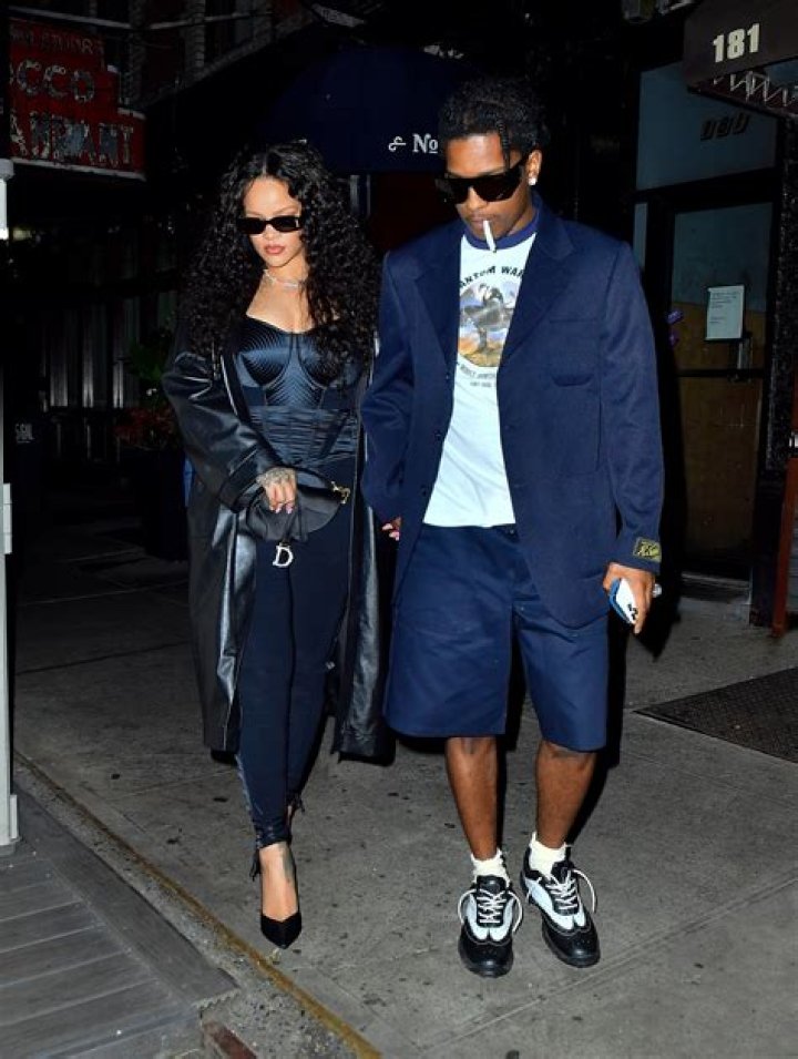 Rihanna Is All Smiles In Full Leather Outfit For Date Night With A$AP Rocky
