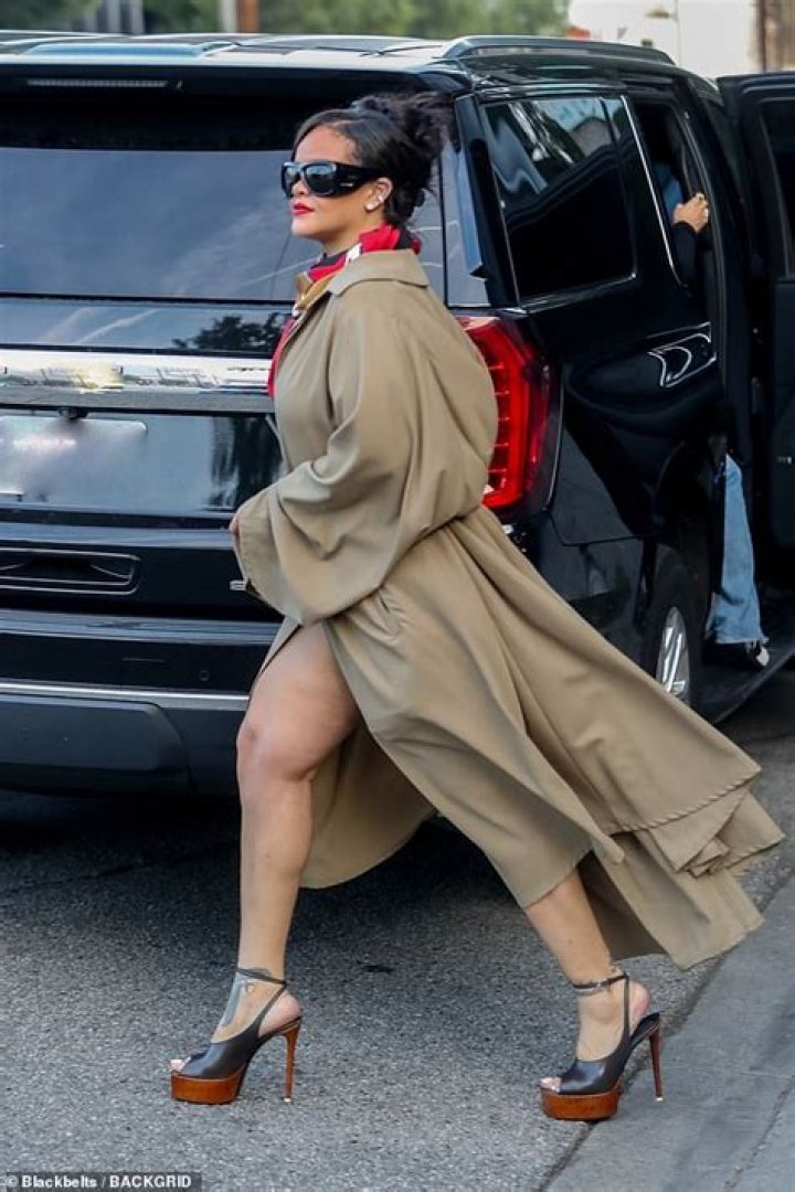 Rihanna Seemingly Wears Nothing But A Concert T-Shirt Draped Over Her Body In Sexy Photo