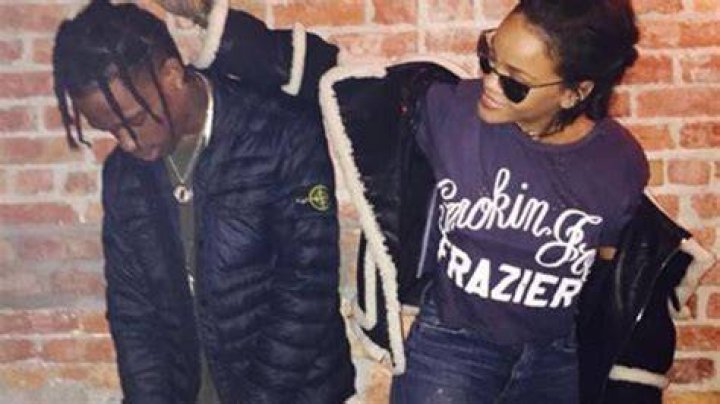 Rihanna & Travis Scott’s New Steamy Dance Floor Make Out Caught On Camera — Pics