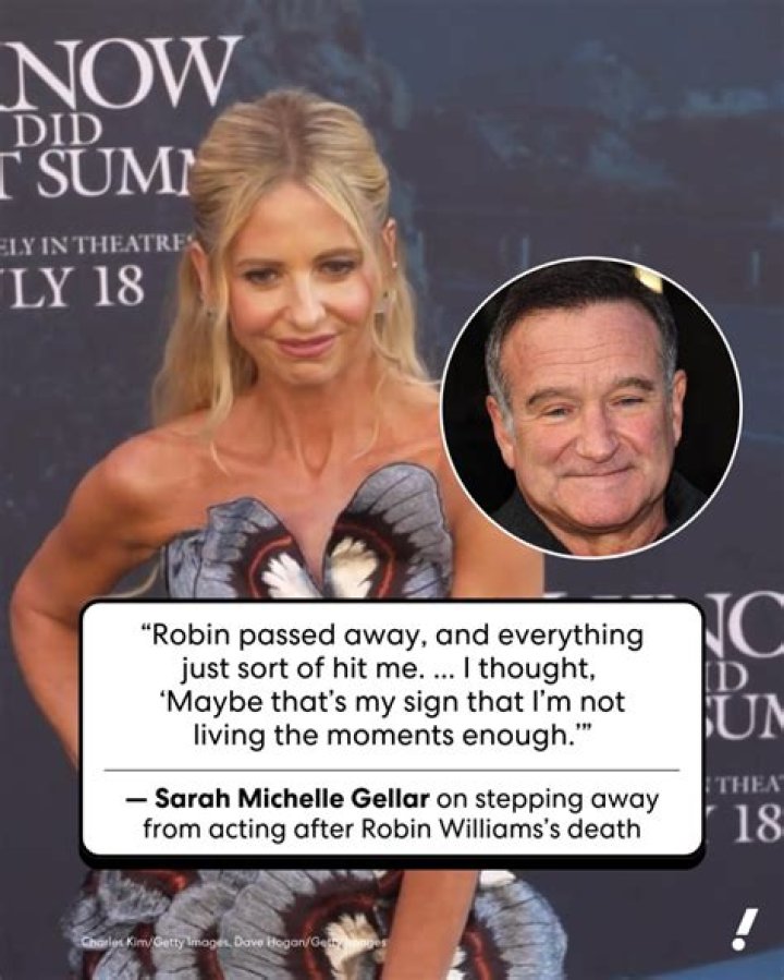 Robin Williams Dies — Sarah Michelle Gellar Reacts To ‘Crazy Ones’ Star’s Death – Hollywood Life