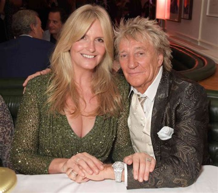 Rod Stewart, 77, & Wife Penny Lancaster, 50, Match In Silver On Date Night At Annabel’s — Photo