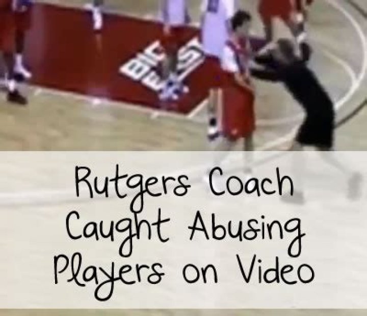 Rutgers Coach Mike Rice Apologizes For Abusing Players