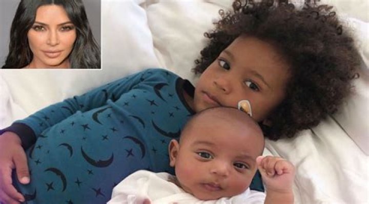 Saint West, 4, Cuddles Baby Brother Psalm, 6 mos., In Adorable New Pics Posted By Kim Kardashian