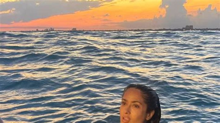 Salma Hayek Rocks Yellow Bikini For Scuba Diving: Photo – Hollywood Life