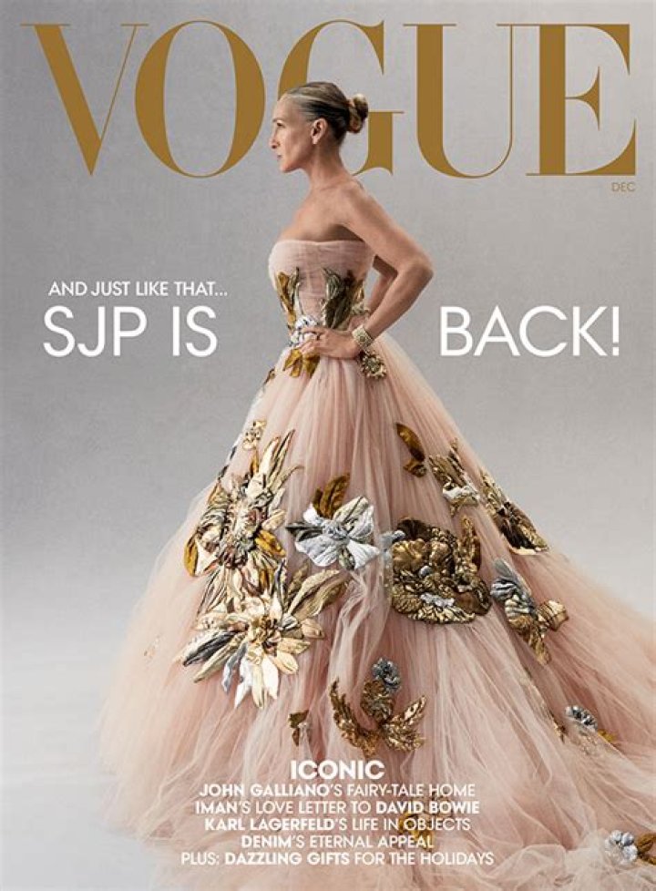 Sarah Jessica Parker’s Strapless Gown & Misogynist Trolls ‘Vogue’ Cover – Hollywood Life