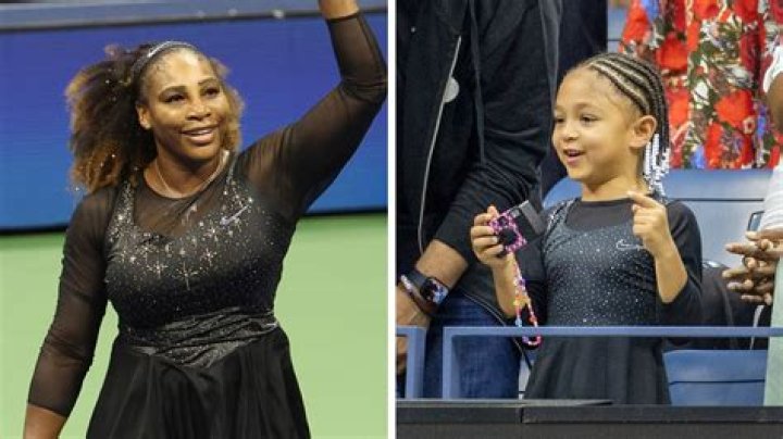 Serena Williams Twins With Adorable Daughter Olympia, 2, In Matching Purple Tennis Outfits