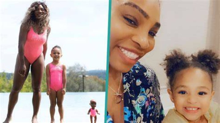 Serena Williams Twins With Daughter Olympia, 3, In Matching Neon Pink Swimsuits — Watch
