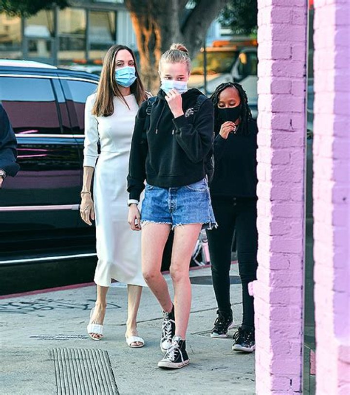 Shiloh Jolie-Pitt, 14, Rocks Daisy Dukes & Is Now As Tall As Mom Angelina — See New Pics