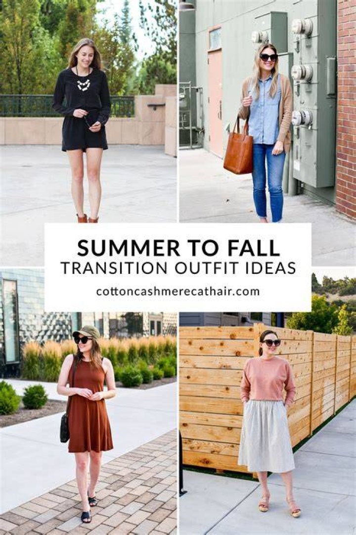 Summer To Fall Outfits — PICS