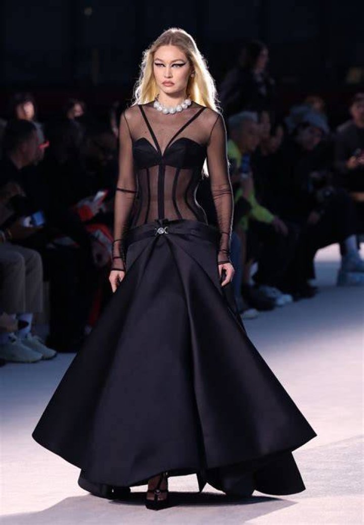 Supermodels Rocking Sexy Sheer Looks On The Runway – Hollywood Life