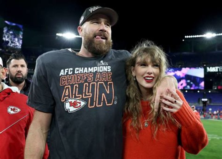 Taylor Swift Hugs Kylie Kelce as They Cheer on Travis Kelce in Sweet Photo