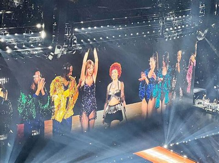 Taylor Swift & Ice Spice’s ‘Karma’ Video & Concert Performance – Hollywood Life