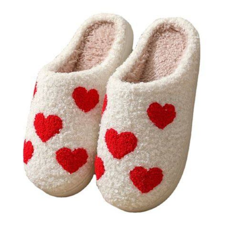 These Valentine’s Day Slippers are Super Cute & Cozy & They’re Under $20