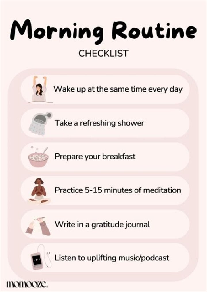 This Morning Routine Checklist Will Transform Your Day