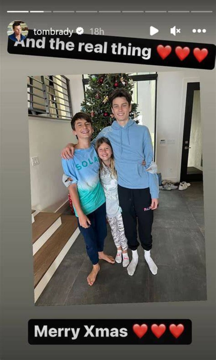 Tom Brady Reunites With His 3 Kids To Celebrate Christmas After Being Away For Football: Photos