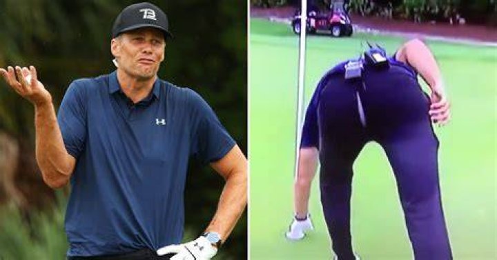 Tom Brady Suffers Wardrobe Malfunction When His Trousers Split During Charity Golf Tournament