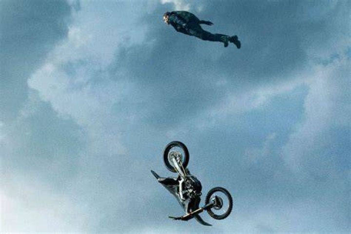 Tom Cruise, 58, Flies Through The Air On A Motorcycle While Filming ‘Mission: Impossible’ Stunt — Pic