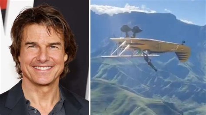 Tom Cruise’s Airplane Stunt For ‘Mission Impossible’: Photos – Hollywood Life