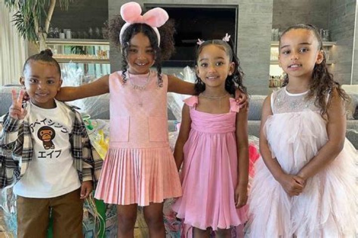 True Thompson, 2, Hosts ‘Tutu’s Pumpkin Patch’ Party With Cousins Chicago, 2 & Psalm, 1 – Watch