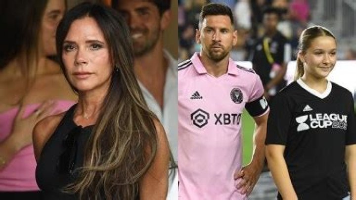 Victoria Beckham Rushes To Save Daughter Harper, 12, From Restaurant Brawl In Miami Involving Lionel Messi
