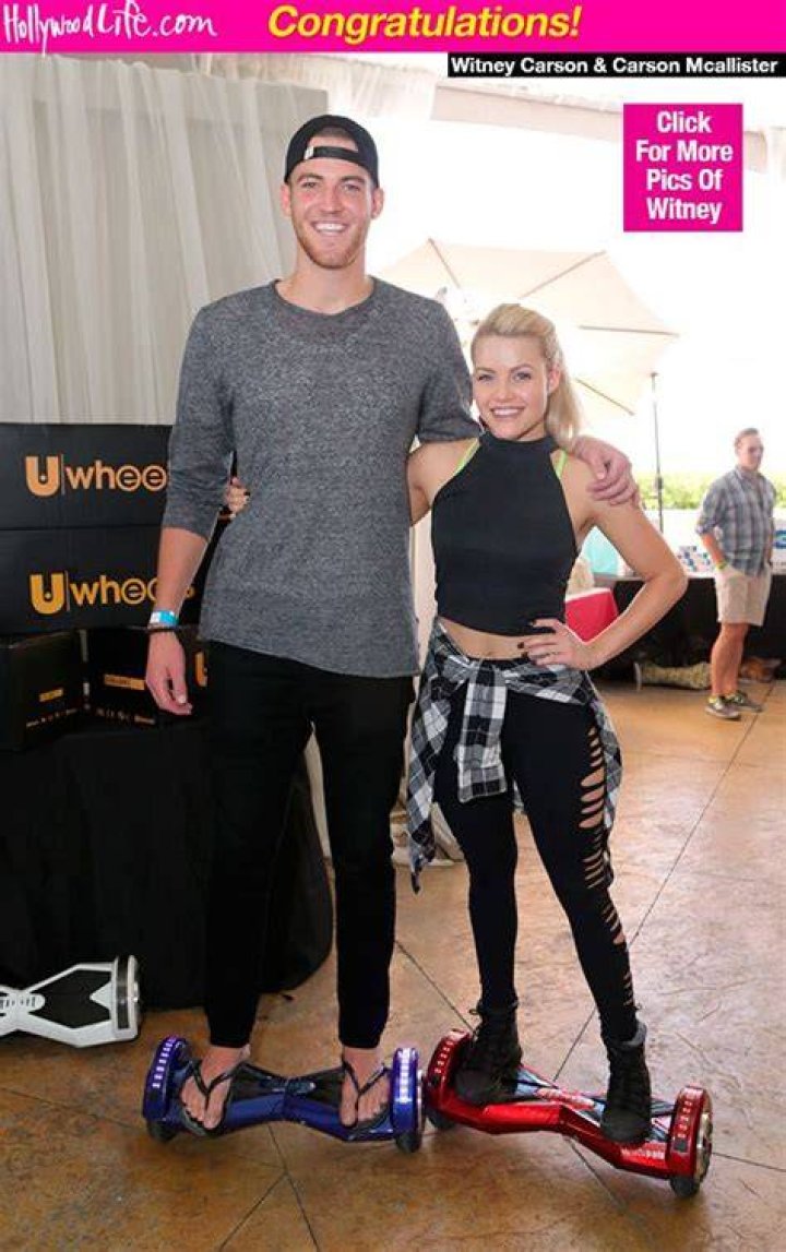 Witney Carson: ‘DWTS’ Pro Engaged To Longtime Love Carson Mcallister