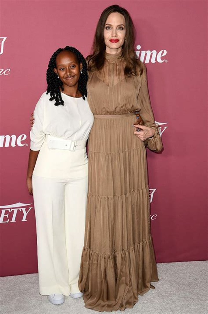 Zahara Jolie-Pitt, 17, Rocks Cute Dress As She Jets Out Of D.C. With Mom Angelina