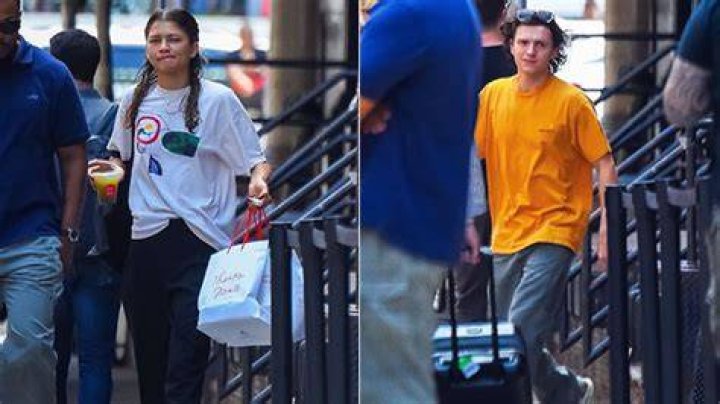 Zendaya & Tom Holland Grab Takeout On Low-Key NYC Date: Rare Photos